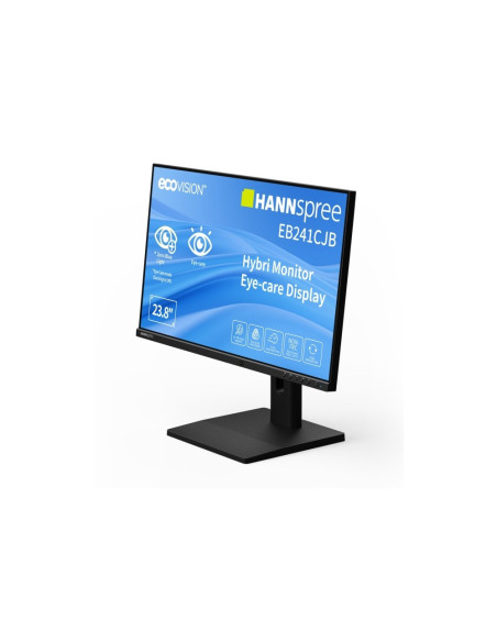 Hannspree Hybri Monitor Eb241Cjb Monitor Komputerowy 60,5 Cm (23.8") 1920 X 1080 Px Full Hd Lcd Czarny