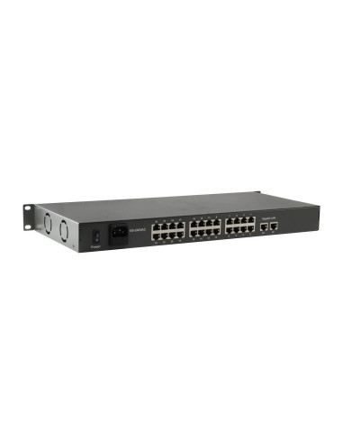 Przełącznik Levelone Fe Poe+ 26-Portowy 19" 150W 1Gbps