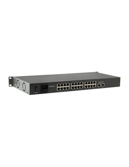 Przełącznik Levelone Fe Poe+ 26-Portowy 19" 150W 1Gbps