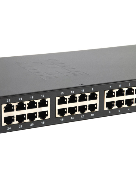 Przełącznik Levelone Fe Poe+ 26-Portowy 19" 150W 1Gbps