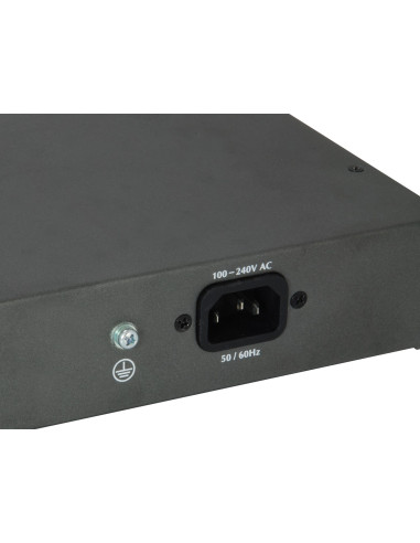 Przełącznik Levelone Websmart/Gb Poe+ 26-Portowy 19" 370W 1Gbps