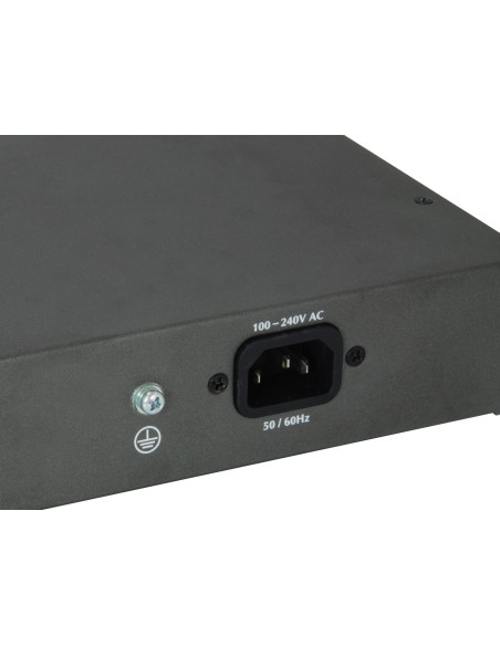 Przełącznik Levelone Websmart/Gb Poe+ 26-Portowy 19" 370W 1Gbps