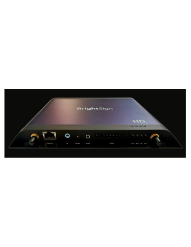Brightsign Hd1026 Odtwarzacz Multimedalny Czarny 4K Ultra Hd 3840 X 2160 Px Wi-Fi