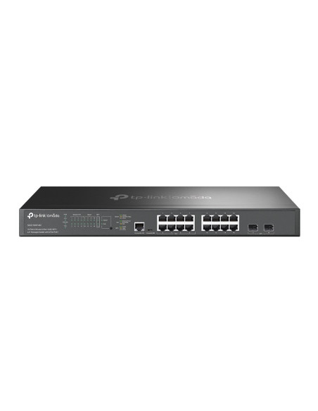 Tp-Link Omada Sg3218Xp-M2 Łącza Sieciowe Zarządzany L2+ 2.5G Ethernet (100/1000/2500) Obsługa Poe 1U Czarny