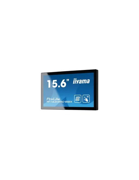 Iiyama Prolite Tf1634Mc-B8X Monitor Komputerowy 39,6 Cm (15.6") 1920 X 1080 Px Full Hd Led Ekran Dotykowy Przeznaczony Dla Wielu