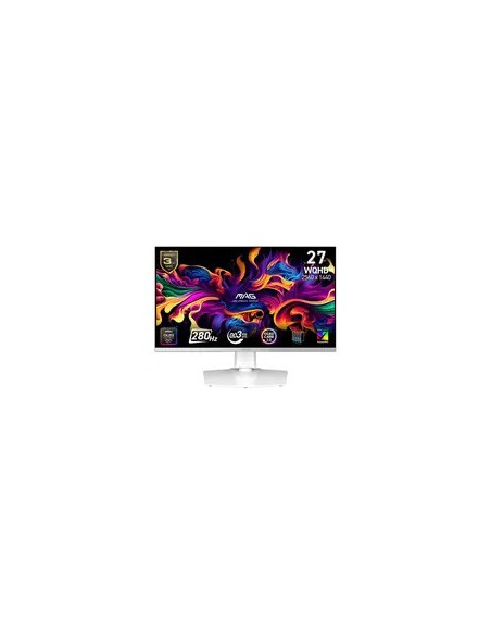 Msi Mag 272Qpw Qd-Oled X28 Monitor Komputerowy 67,3 Cm (26.5") 2560 X 1440 Px Wide Quad Hd Biały