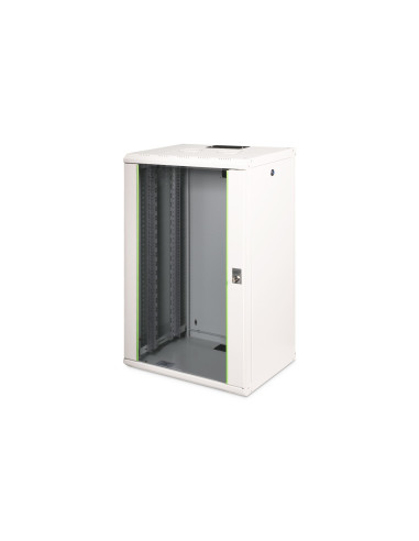 Digitus Szafa Sieciowa Wisząca Unique 19" 20U Rack 600X450, Drzwi Szyba, Szary, Niedzielona, Złożona, 100Kg