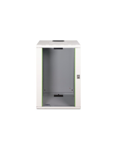 Digitus Szafa Sieciowa Wisząca Unique 19" 20U Rack 600X450, Drzwi Szyba, Szary, Niedzielona, Złożona, 100Kg