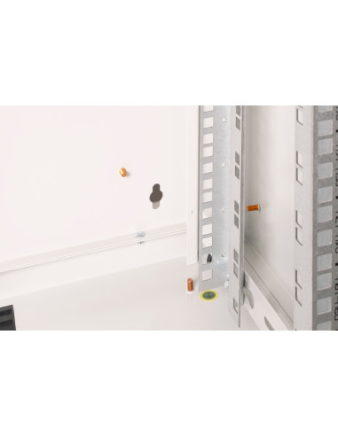 Digitus Szafa Sieciowa Wisząca Unique 19" 20U Rack 600X450, Drzwi Szyba, Szary, Niedzielona, Złożona, 100Kg
