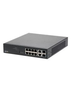 Axis 01191-002 Przełącznik Sieciowy Zarządzany Gigabit Ethernet (10/100/1000) Obsługa Poe Czarny