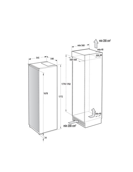 Zamrażarka Do Zabudowy Gorenje Fnci517E41Wf