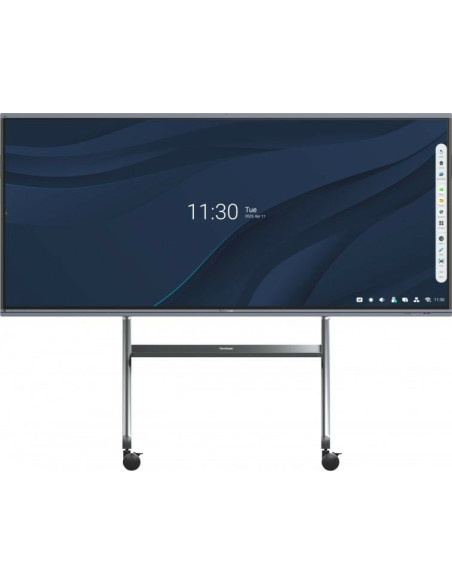 Viewsonic Vb-Stnd-009 Uchwyt Do Tablic Informacyjnych 2,67 M (105") Czarny, Srebrny