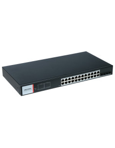 Hikvision Ds-3T1528Hp-Si-24P4F Przełącznik Sieciowy Zarządzany Gigabit Ethernet (10/100/1000) Obsługa Poe Czarny 2