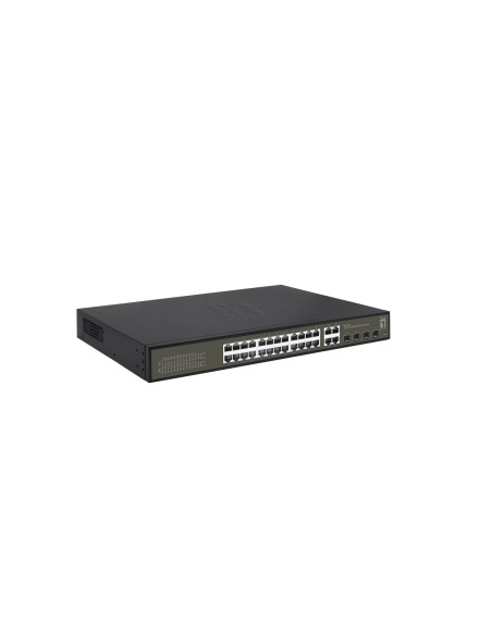 Przełącznik Levelone Hilbt Gb/Sl Poe+ 28-Portowy 19" 400W 1Gbps