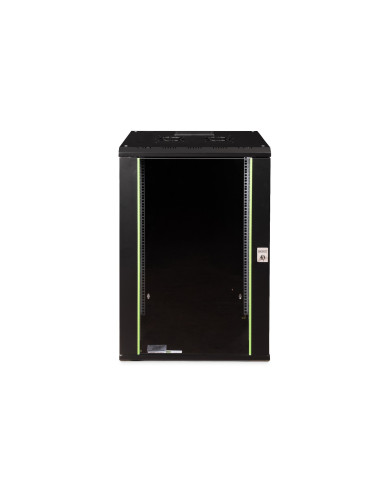 Digitus Szafa Sieciowa Wisząca Unique 19" 20U Rack 600X450, Drzwi Szyba, Czarny, Niedzielona, Złożona, 100Kg