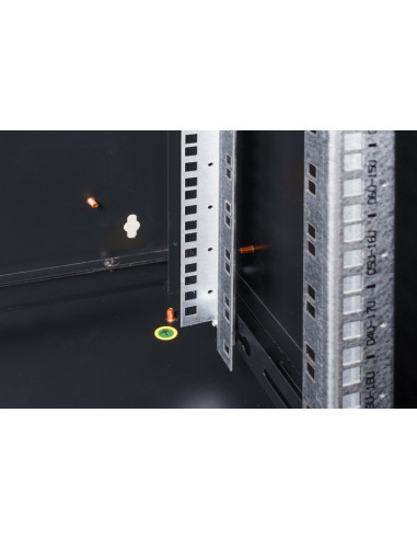 Digitus Szafa Sieciowa Wisząca Unique 19" 20U Rack 600X450, Drzwi Szyba, Czarny, Niedzielona, Złożona, 100Kg