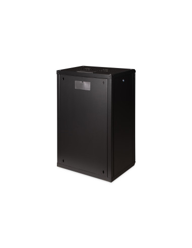Digitus Szafa Sieciowa Wisząca Unique 19" 20U Rack 600X450, Drzwi Szyba, Czarny, Niedzielona, Złożona, 100Kg