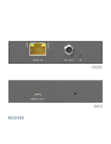 Amplituner Av Wzmacniacz Mocy Audio/Wideo Pt-Hdbt-1020C-Rx