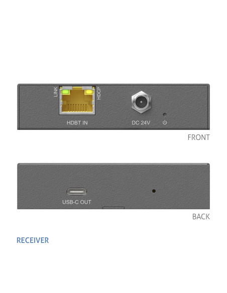 Amplituner Av Wzmacniacz Mocy Audio/Wideo Pt-Hdbt-1020C-Rx