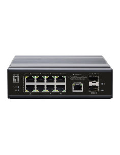 Przełącznik Levelone Industrial Gb/L2 Managed Poe 10-Portowy 360 W 1 Gb/S 2