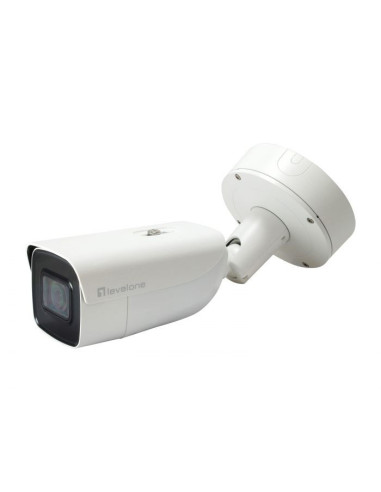 Kamera Ip Levelone 4Xz Bullet Fixed Outdoor 8Mp / H.265 / Ir / 19W / Poe / Ip67