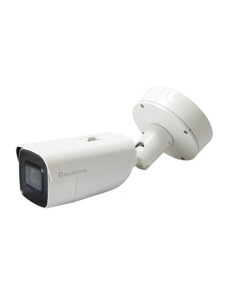 Kamera Ip Levelone 4Xz Bullet Fixed Outdoor 8Mp / H.265 / Ir / 19W / Poe / Ip67