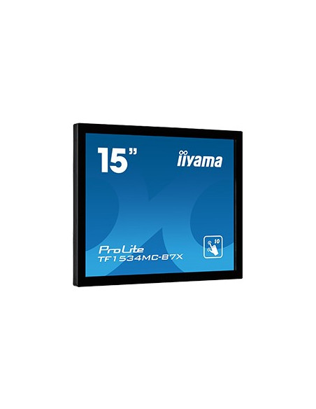 Iiyama Tf1534Mc-B7X Monitor Komputerowy 38,1 Cm (15") 1024 X 768 Px Xga Led Ekran Dotykowy Przeznaczony Dla Wielu Użytkowników C