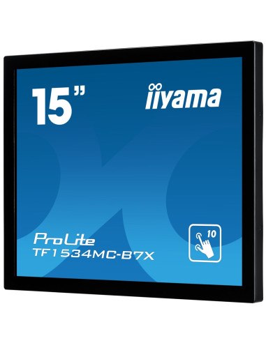 Iiyama Tf1534Mc-B7X Monitor Komputerowy 38,1 Cm (15") 1024 X 768 Px Xga Led Ekran Dotykowy Przeznaczony Dla Wielu Użytkowników C