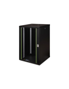 Digitus Szafa Sieciowa Wisząca Unique 19" 20U Rack 600X600, Drzwi Szyba, Czarny, Niedzielona, Złożona, 100Kg