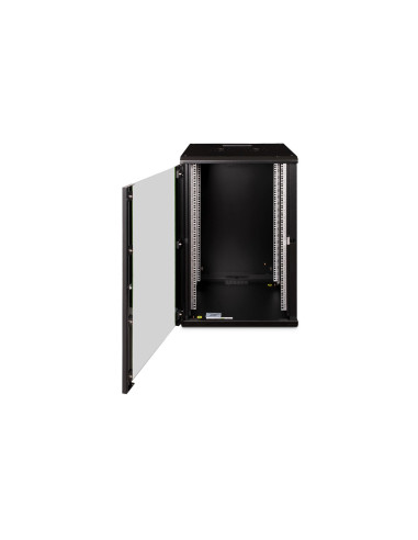 Digitus Szafa Sieciowa Wisząca Unique 19" 20U Rack 600X600, Drzwi Szyba, Czarny, Niedzielona, Złożona, 100Kg