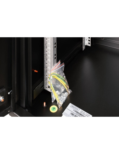 Digitus Szafa Sieciowa Wisząca Unique 19" 20U Rack 600X600, Drzwi Szyba, Czarny, Niedzielona, Złożona, 100Kg