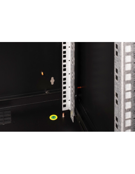 Digitus Szafa Sieciowa Wisząca Unique 19" 20U Rack 600X600, Drzwi Szyba, Czarny, Niedzielona, Złożona, 100Kg