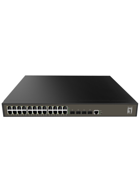 Przełącznik Zarządzalny Levelone Gb/L2+ 28-Portowy 19" 2,5 Gb/S