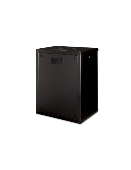 Digitus Szafa Sieciowa Wisząca Unique 19" 16U Rack 600X450, Drzwi Szyba, Czarny, Niedzielona, Złożona, 100Kg