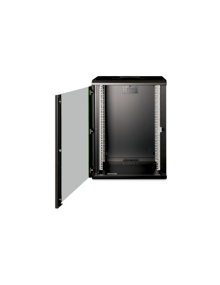 Digitus Szafa Sieciowa Wisząca Unique 19" 16U Rack 600X450, Drzwi Szyba, Czarny, Niedzielona, Złożona, 100Kg