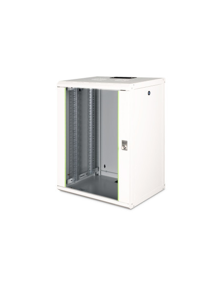 Digitus Szafa Sieciowa Wisząca Unique 19" 16U Rack 600X450, Drzwi Szyba, Szary, Niedzielona, Złożona, 100Kg