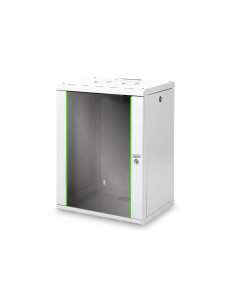 Digitus Szafa Sieciowa Wisząca Unique 19" 16U Rack 600X450, Drzwi Szyba, Szary, Niedzielona, Złożona, 100Kg 2
