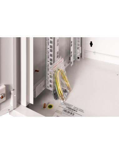 Digitus Szafa Sieciowa Wisząca Unique 19" 16U Rack 600X450, Drzwi Szyba, Szary, Niedzielona, Złożona, 100Kg