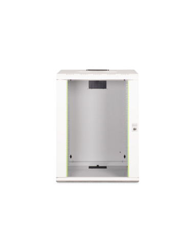 Digitus Szafa Sieciowa Wisząca Unique 19" 16U Rack 600X450, Drzwi Szyba, Szary, Niedzielona, Złożona, 100Kg
