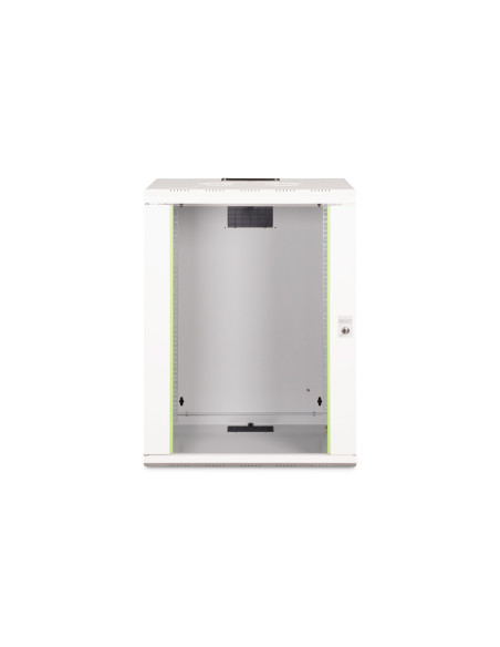 Digitus Szafa Sieciowa Wisząca Unique 19" 16U Rack 600X450, Drzwi Szyba, Szary, Niedzielona, Złożona, 100Kg