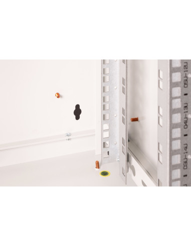 Digitus Szafa Sieciowa Wisząca Unique 19" 16U Rack 600X450, Drzwi Szyba, Szary, Niedzielona, Złożona, 100Kg