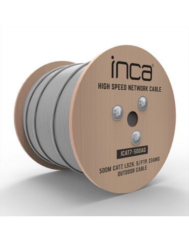 Kabel Ethernet Inca Icat7-500Ag S/Ftp Kabel 23 Awg Cat7 500M