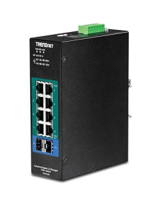 Trendnet Switch 10-Portowy Przemysłowy Gbit Poe+ L2 Metal Ip30 2