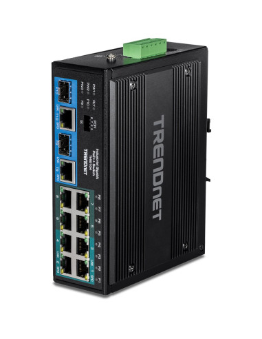 Trendnet Ti-Bg104 Przełącznik Sieciowy Nie Zarządzany Gigabit Ethernet (10/100/1000) Obsługa Poe Czarny