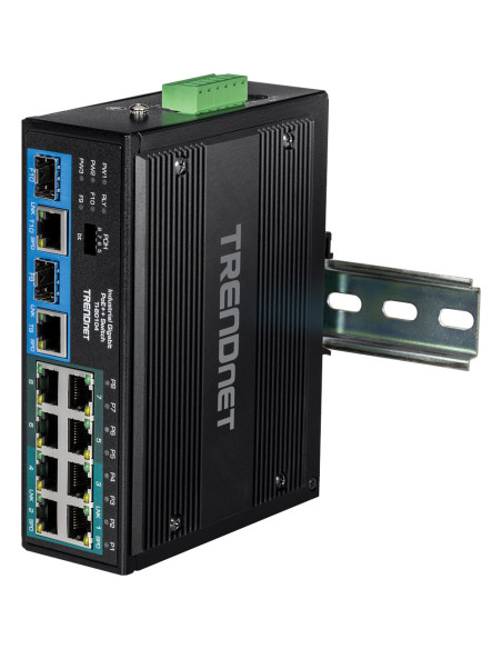 Trendnet Ti-Bg104 Przełącznik Sieciowy Nie Zarządzany Gigabit Ethernet (10/100/1000) Obsługa Poe Czarny