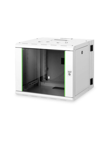 Digitus Szafa Sieciowa Wisząca Unique 19" 9U Rack 600X600, Drzwi Szyba, Szary, Dzielona, Złożona, 100Kg