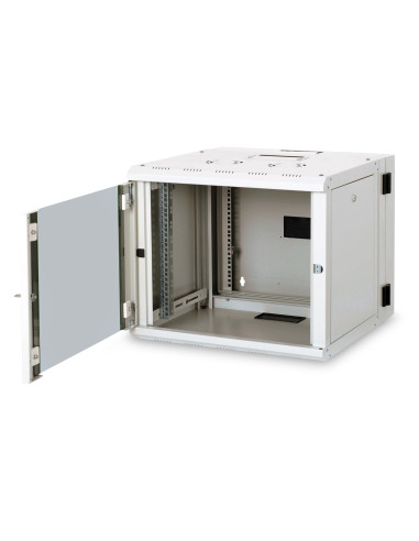 Digitus Szafa Sieciowa Wisząca Unique 19" 9U Rack 600X600, Drzwi Szyba, Szary, Dzielona, Złożona, 100Kg