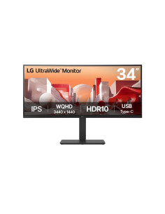 Lg 34Ba75Qe-B Monitor Komputerowy 86,4 Cm (34") 3440 X 1440 Px Wide Quad Hd Lcd Czarny