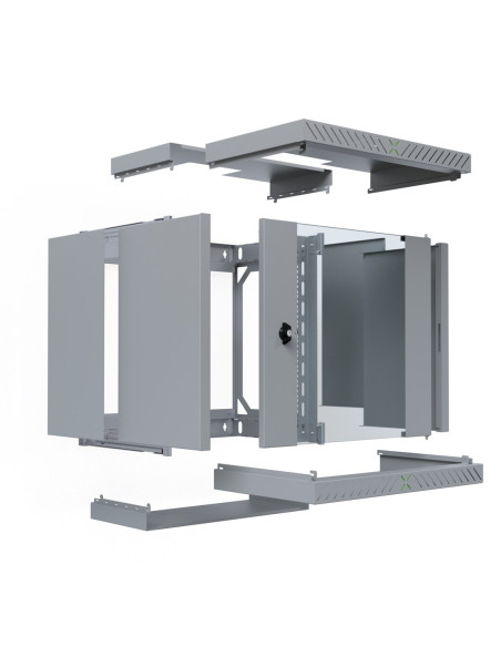 Efb Elektronik Wgx-1206Gr.g1 Stojak 12U Szafa Wisząca Szary