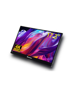 Verbatim 32239 Monitor Komputerowy 43,9 Cm (17.3") 3840 X 2160 Px 4K Ultra Hd Lcd Ekran Dotykowy Czarny 2